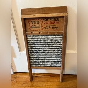 Antique National Washboard Co. No. 609 Laundry Washboard